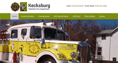 Desktop Screenshot of kecksburgvfd.com